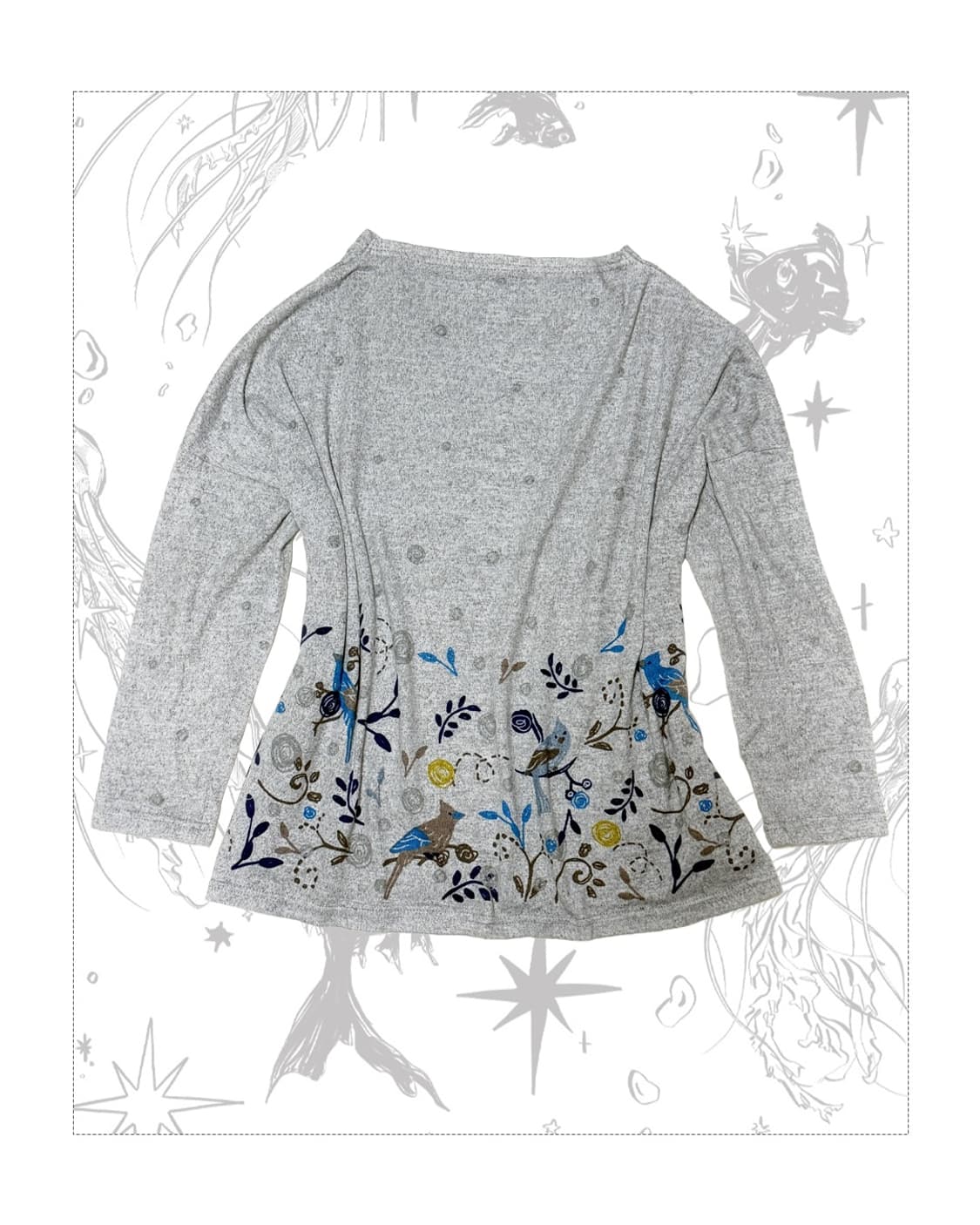 여리여리 송버드 오픈숄더 롱슬리브 상품이미지1