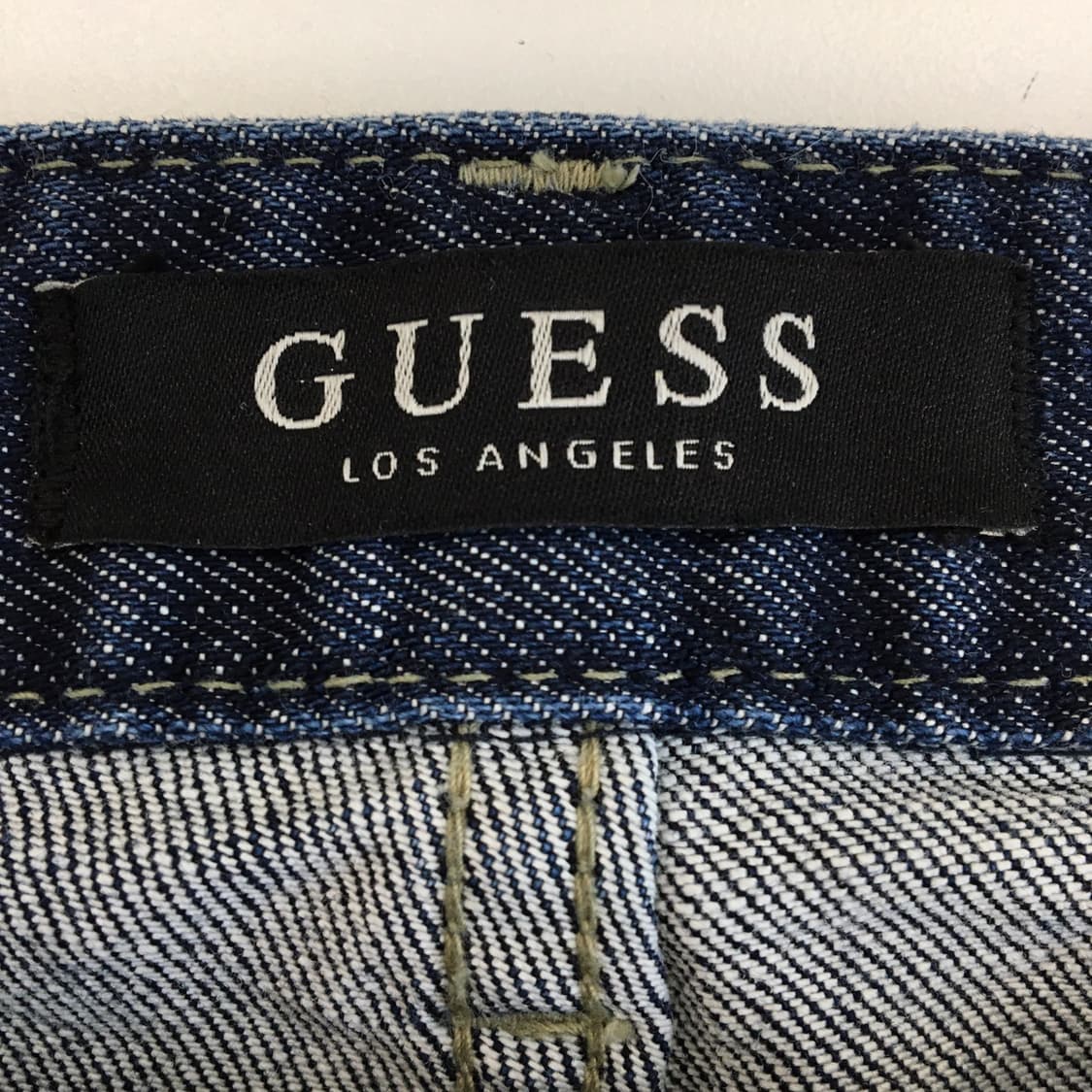 게스 프리미엄 금장 부츠컷 인디고데님 27 인치  상품이미지5