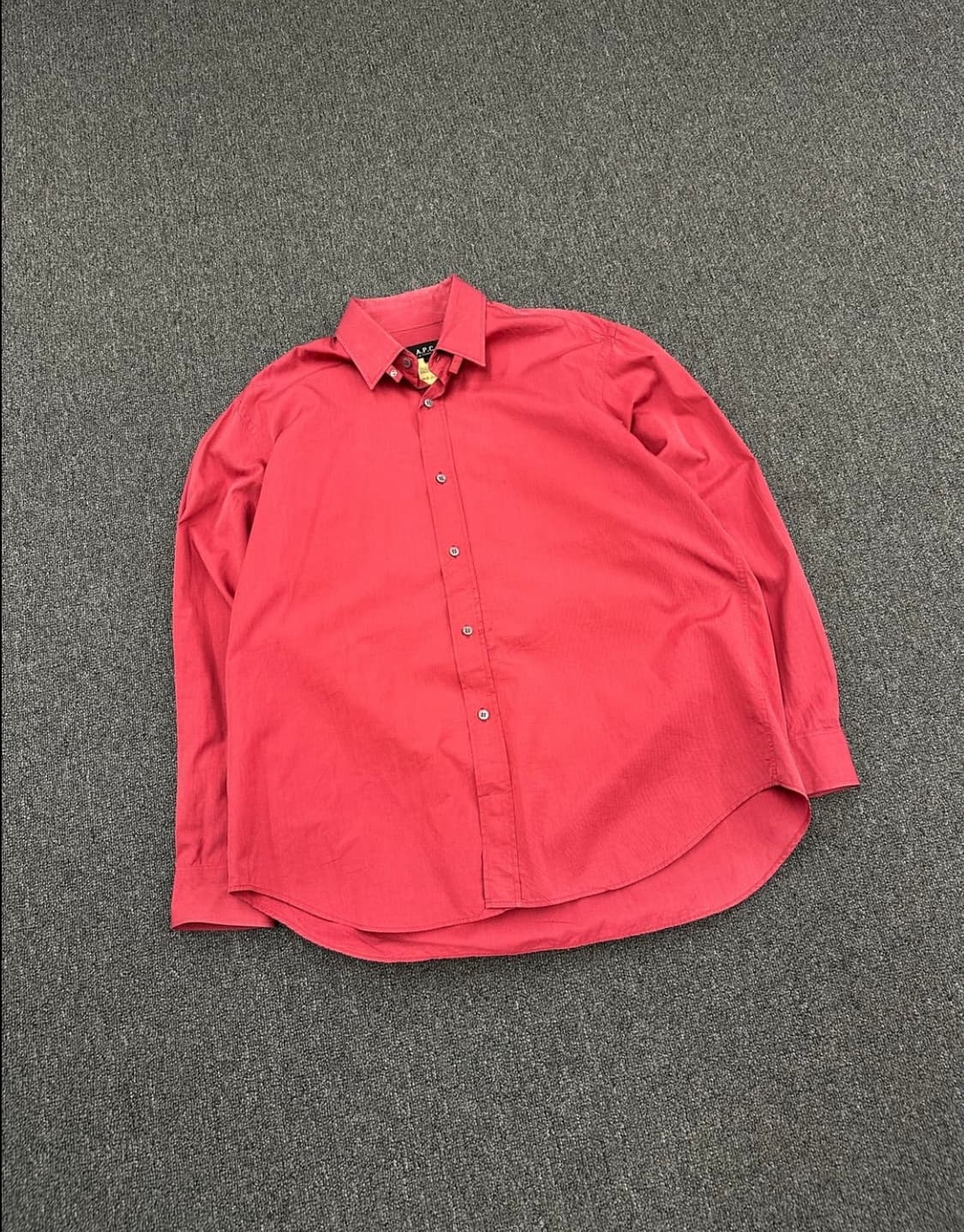 (1) A.P.C. 아페쎄 실크 셔츠 레드 상품이미지2