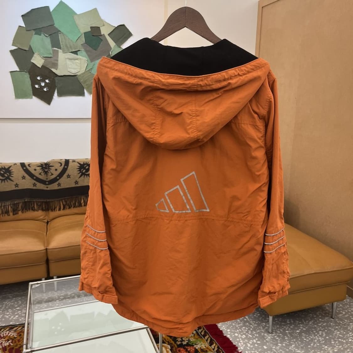 아디다스 올드스쿨 삼선 약기모 윈드브레이커 바람막이 100 C05546 상품이미지2