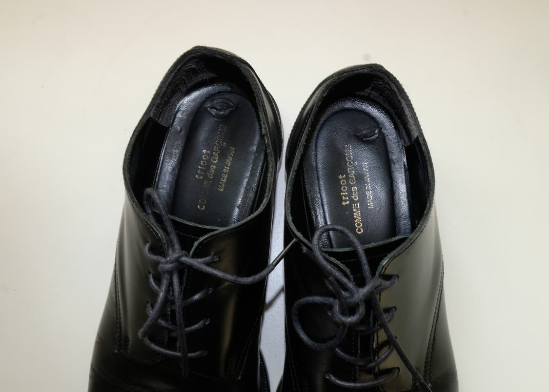 tricot 꼼데가르송 더비 슈즈 블랙 245 상품이미지8