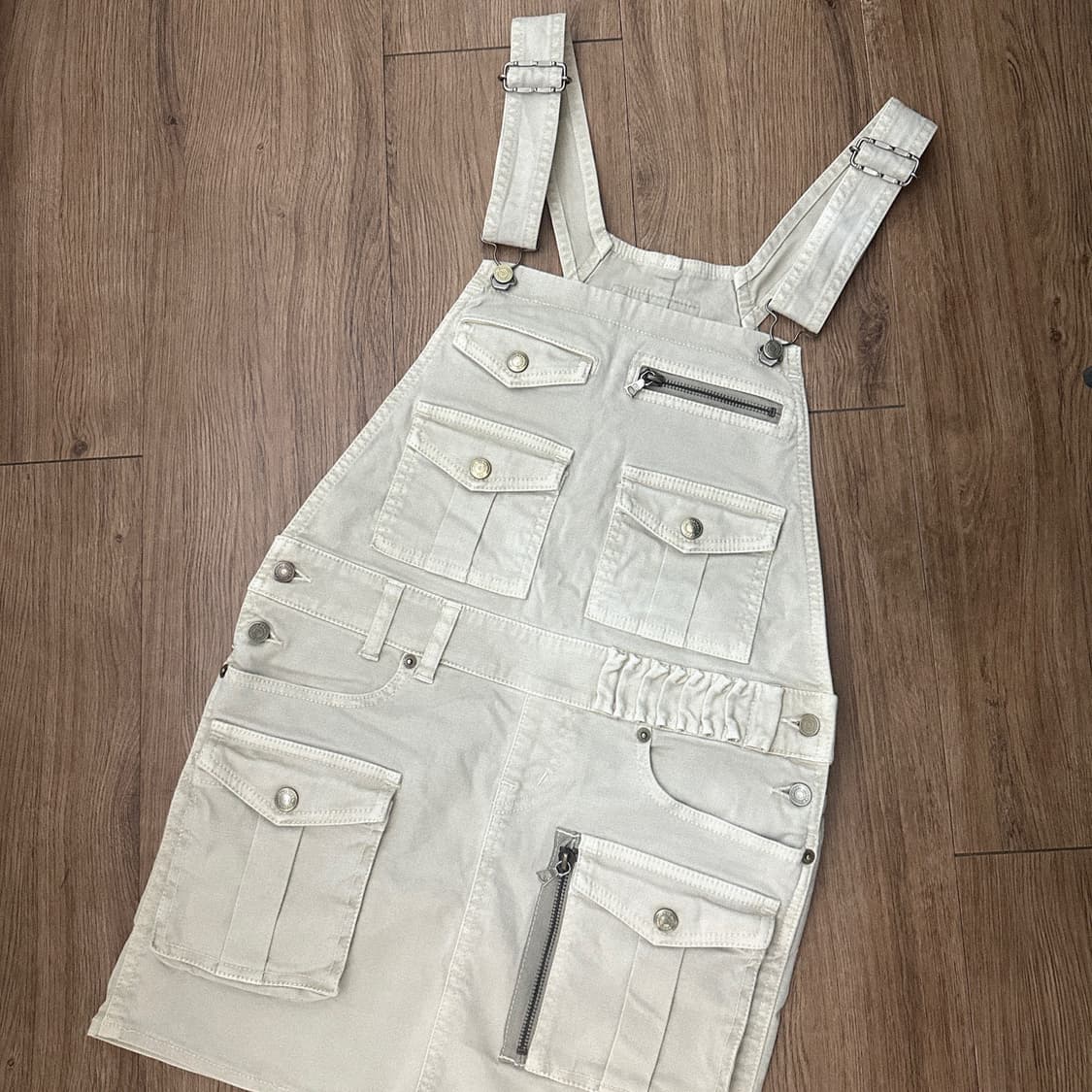 [2003] 히스테릭글래머 포켓 점퍼 스커트 / 멜빵 원피스 오버롤 상품이미지1