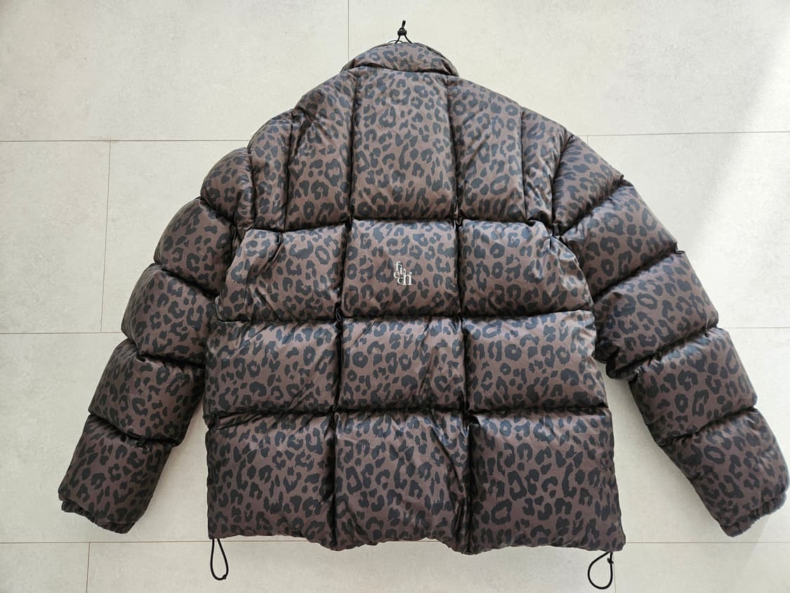 Fetch 레오파드 헝가리 구스다운 패딩 상품이미지3
