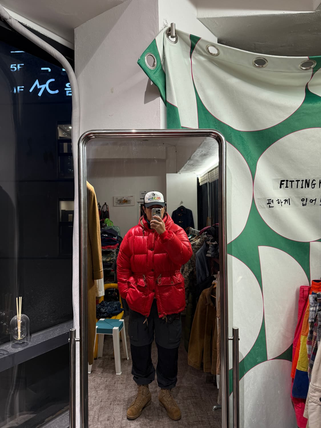 폴로 랄프로렌 유콘패딩 레드 XXL  상품이미지5