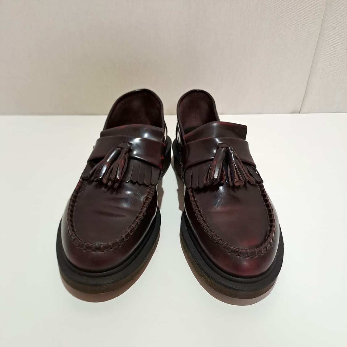 (택포) 닥터마틴 아드리안 버건디 UK7 B293 상품이미지3