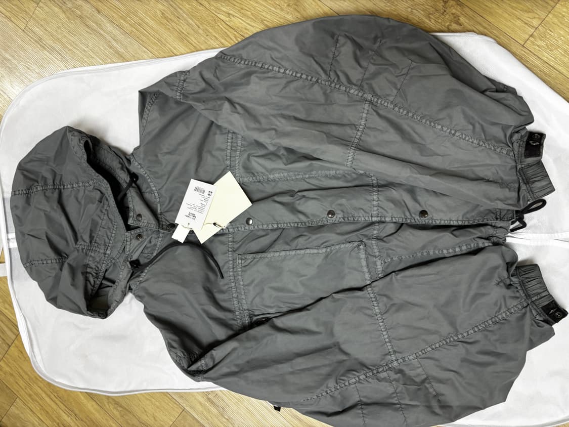 3) 폴리테루 라이트 웨이트 후디드 밀파카 세이지 상품이미지3