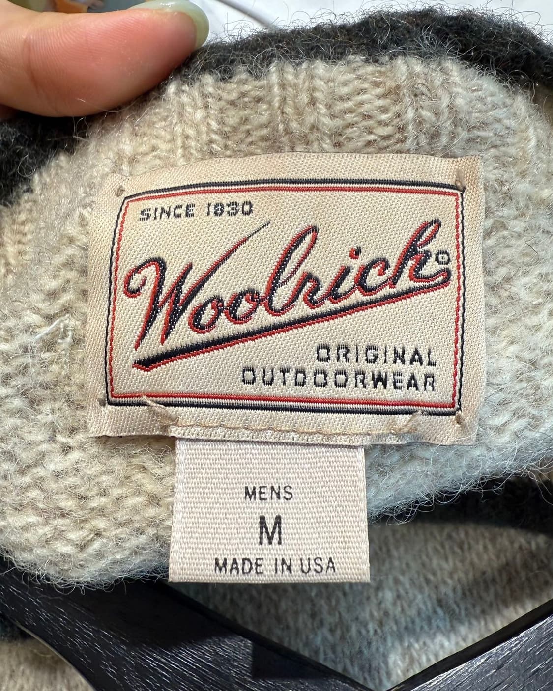 울리치 베이지 울 라운드 니트  상품이미지8