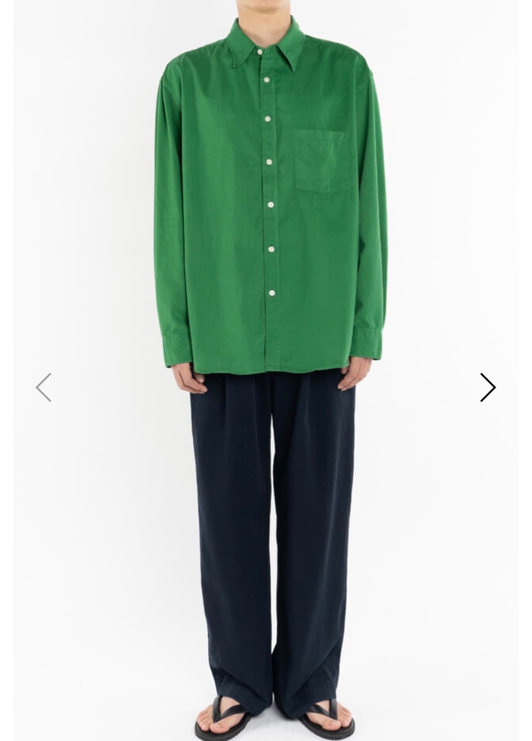 이얼즈어고 포이카 셔츠 샴록그린 2 상품이미지2