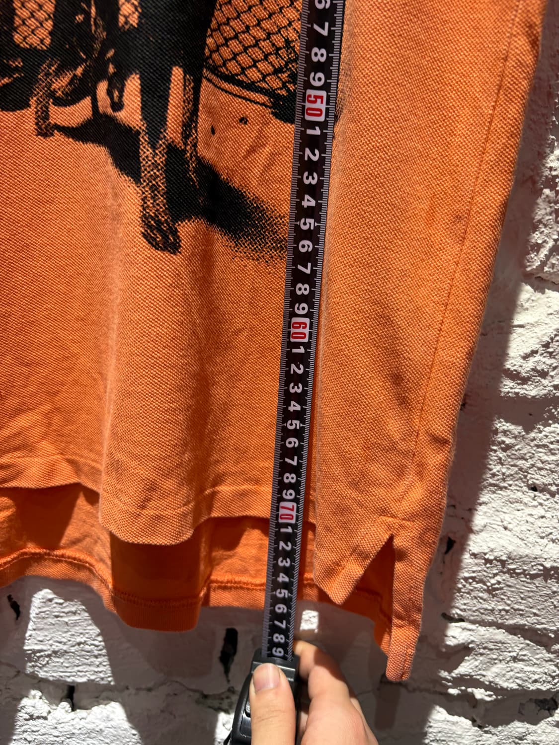 폴로 랄프로렌 오렌지 커스텀 카라 반팔  상품이미지5