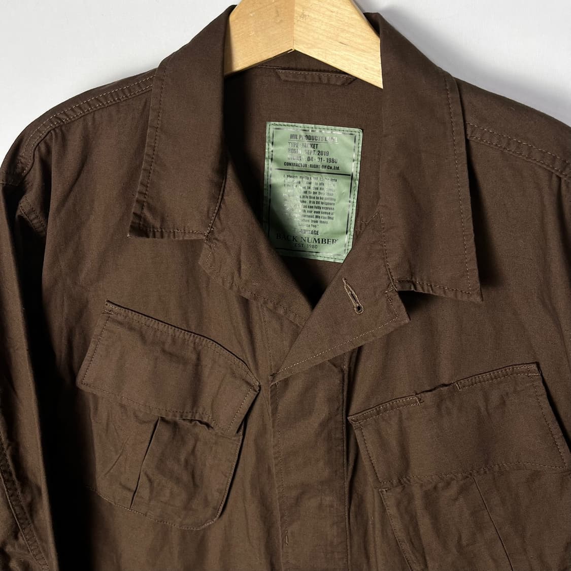 [Back Number] 백넘버 정글퍼티그 자켓 상품이미지2