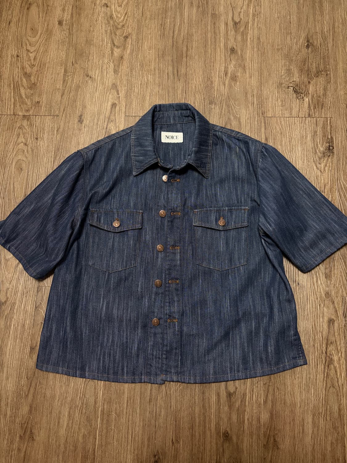 노이스 noice 데님 반팔 자켓 denim half jacket 상품이미지2