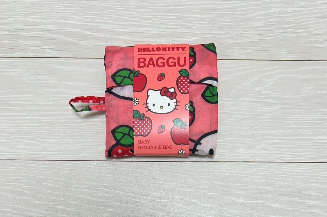 바쿠 BAGGU 헬로키티 애플 장바구니 바쿠백 베이비 상품이미지3
