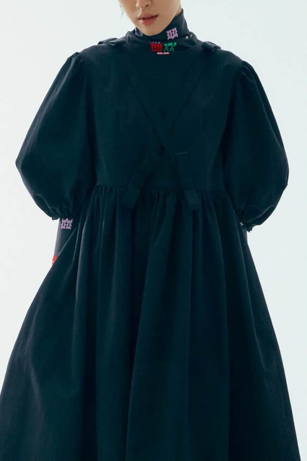 MINJUKIM PUFF MINI DRESS - BLACK (가격제안!) 상품이미지2