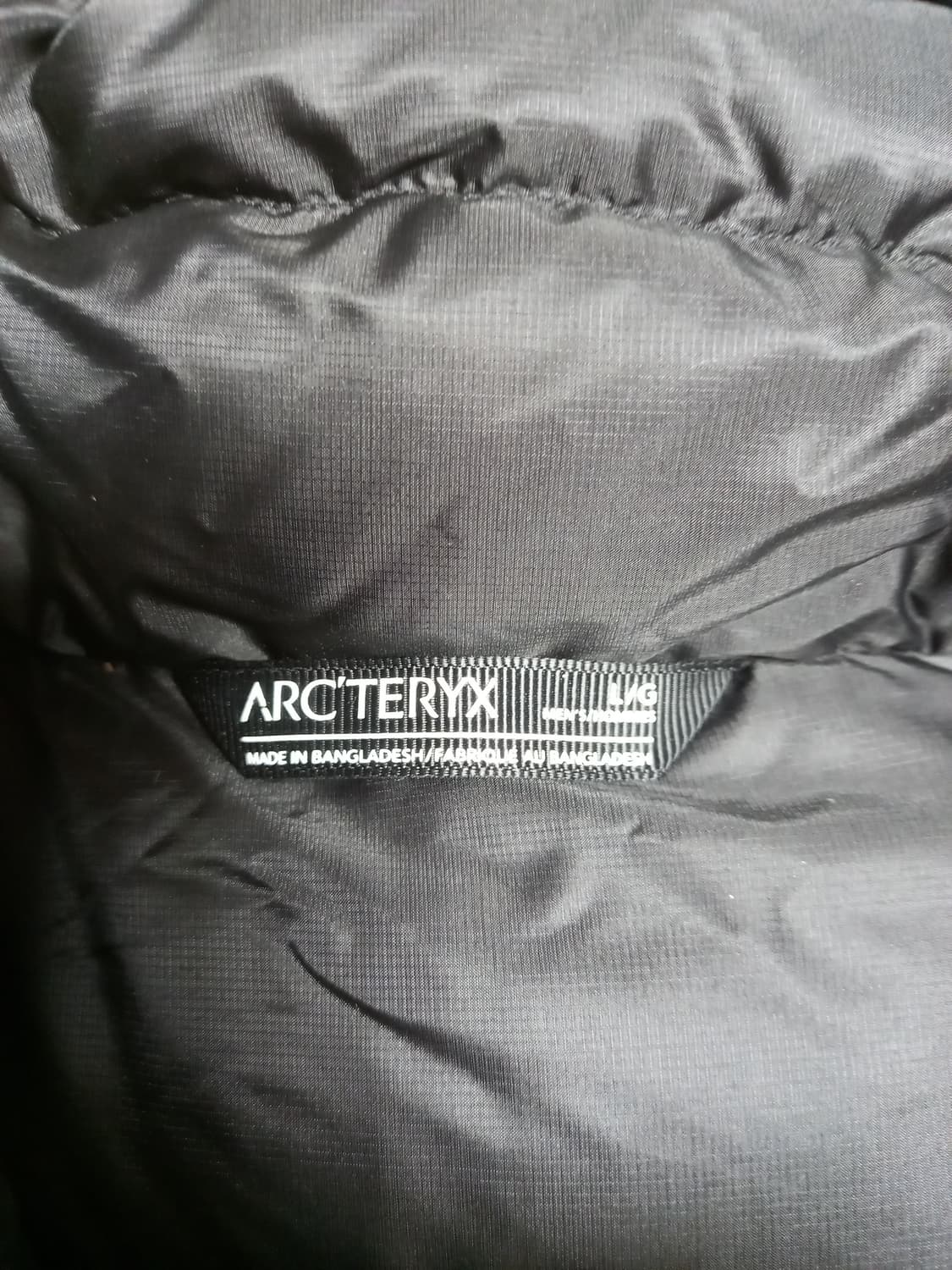 아크테릭스 토륨 sv 패딩 블랙  L(실용105) 상품이미지3