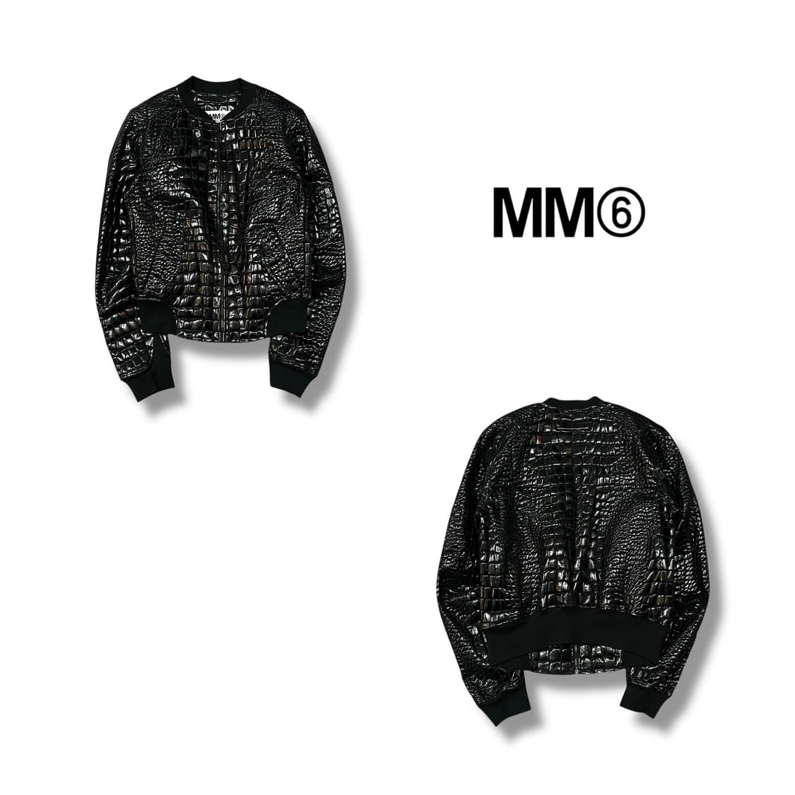  MM6 크로커다일 봄버 자켓 y13800 상품이미지1