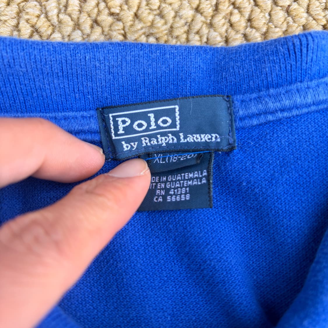 폴로 랄프로렌 오렌지 빅포니 PK카라 반팔 티셔츠 상품이미지4