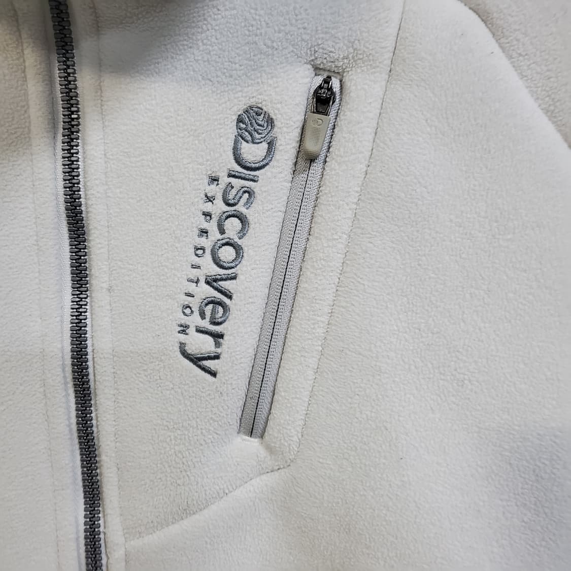 디스커버리 헤비본딩 기모 플리스 후드집업  상품이미지3