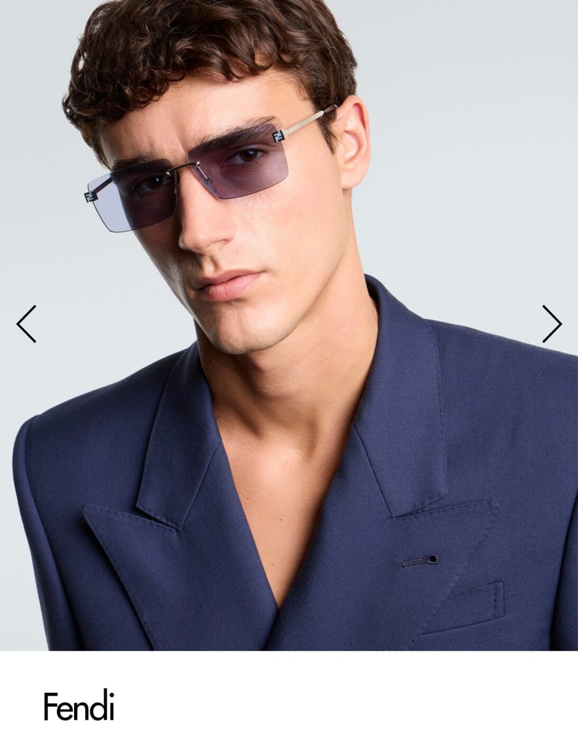 일본구매 정품 펜디 실번 반무테 선글라스 F 상품이미지2