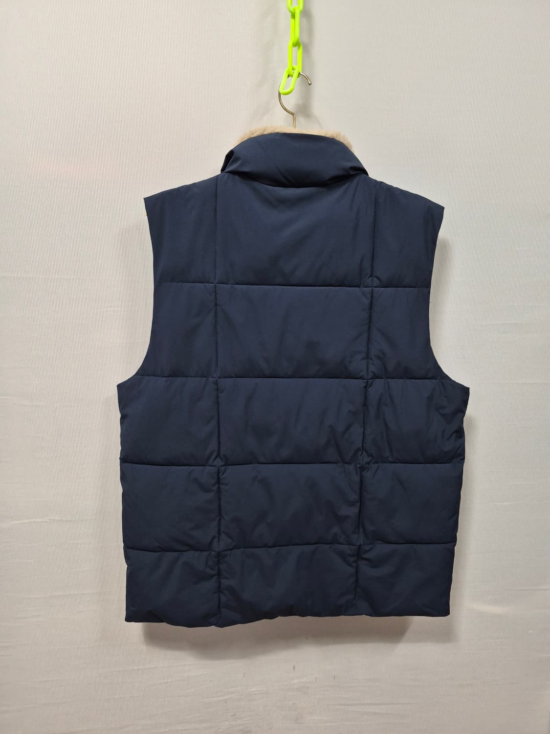 에디바우어 카라 패딩 조끼 네이비 XL 상품이미지2