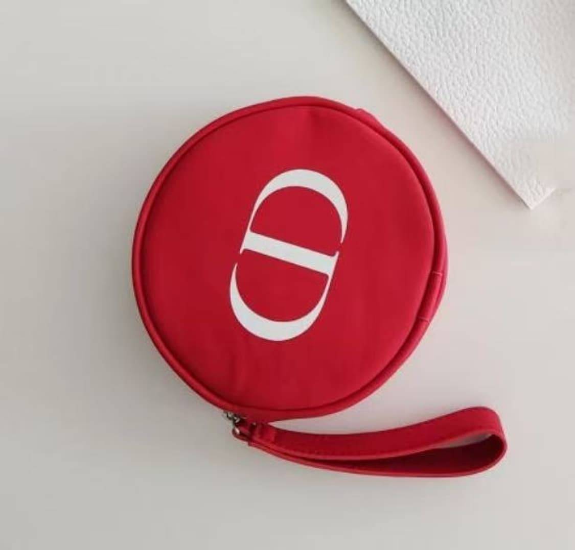 디올 레드 원형 파우치 상품이미지3