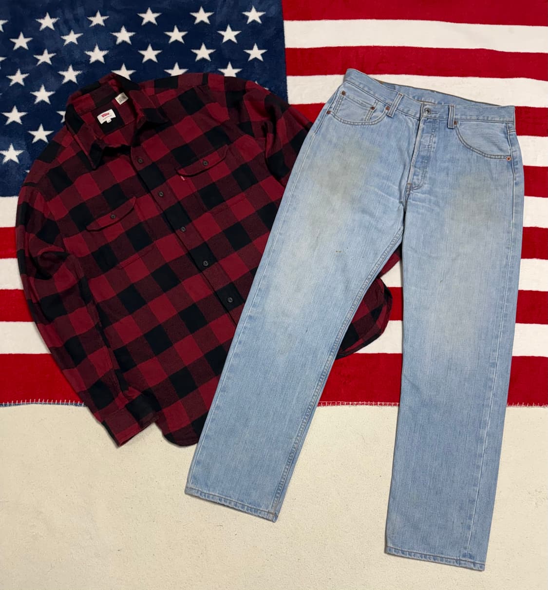 리바이스 버팔로 플란넬 셔츠 Levi’s Flannel Shirt [L] 상품이미지10