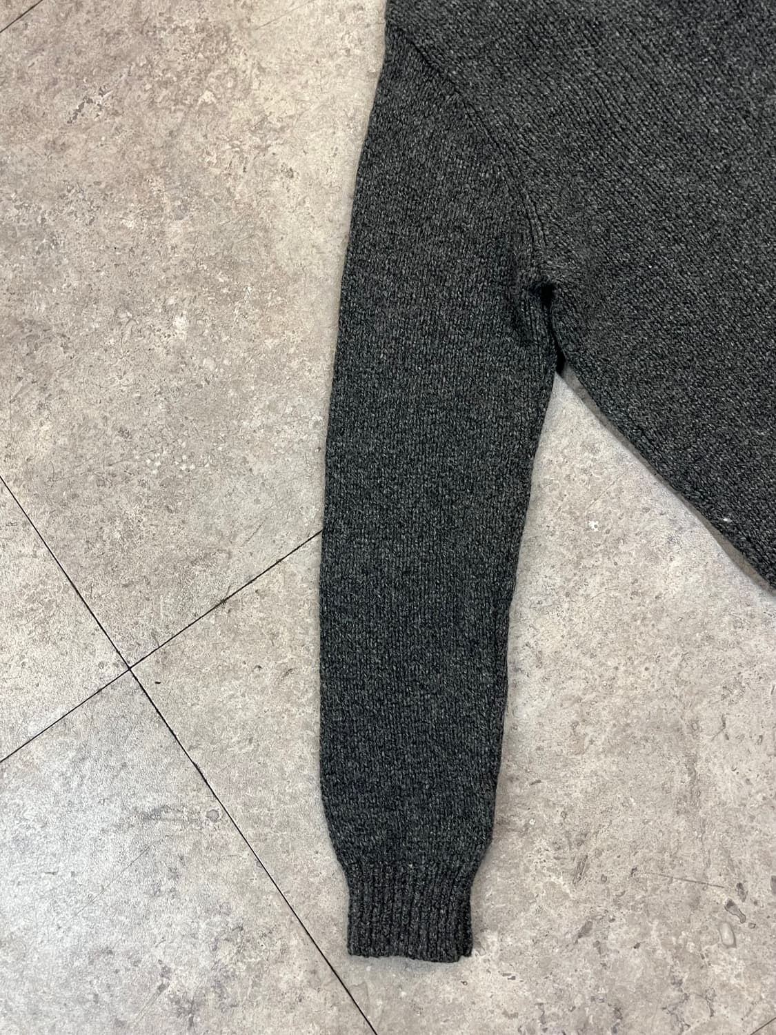 엘엘빈 버튼 니트 딥그레이 M #csz2366 상품이미지9