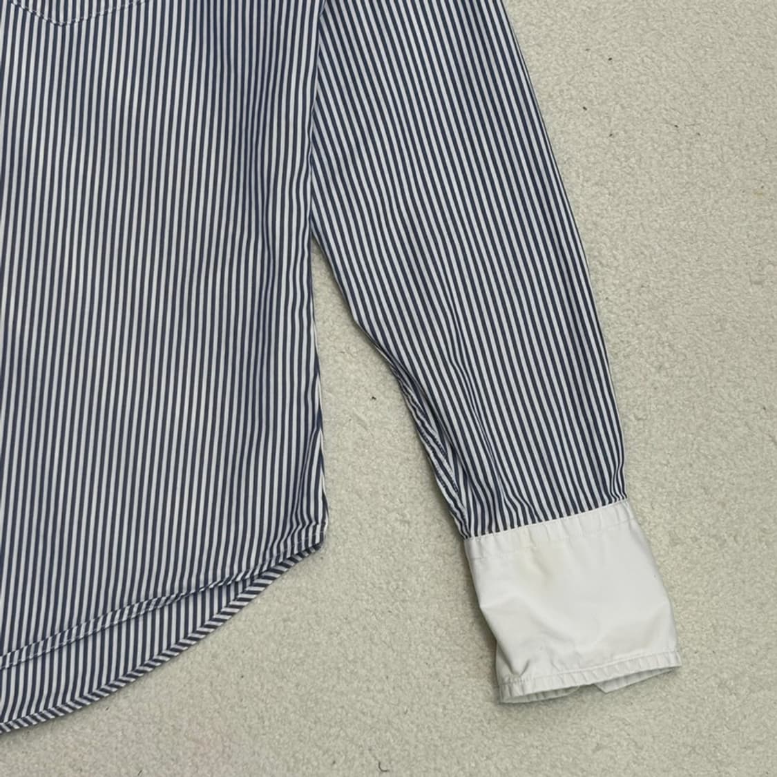 POLO 키즈 블루 스트라이프 셔츠 2 상품이미지2