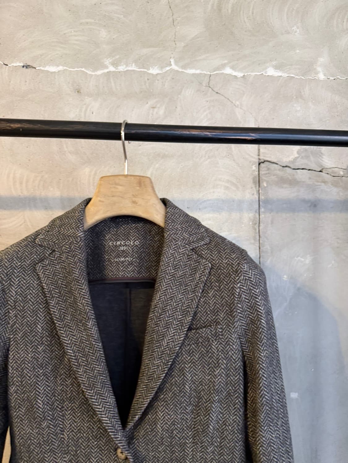 치르꼴로 저지 패브릭 테일러드 자켓 55~66 상품이미지4