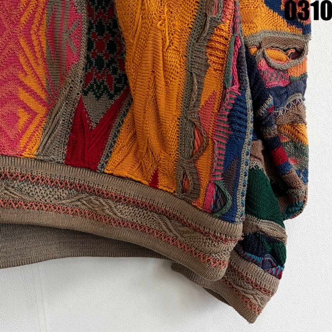 쿠지 케이블 니트 100 0310 상품이미지4