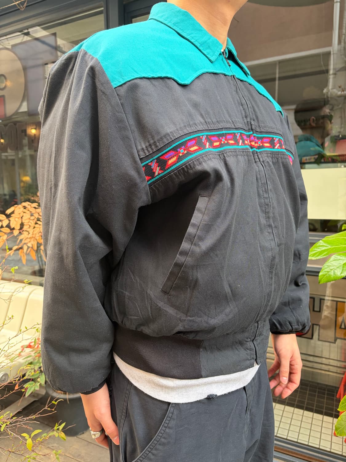 90’s Western Frontier Aztec blanket JK 상품이미지7