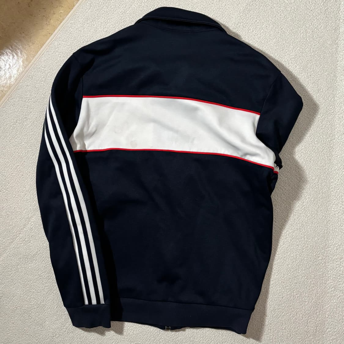 아디다스 올드스쿨 베켄바우어 네이비 화이트 남흰 트랙탑 져지 상품이미지5