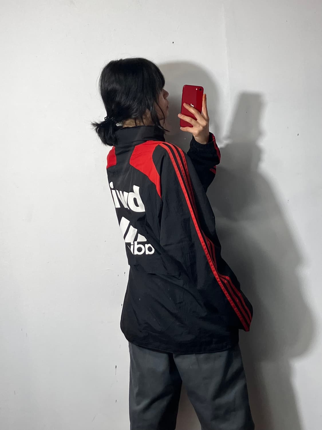 아디다스 Ac밀란 빅로고 바람막이 Xl 상품이미지1