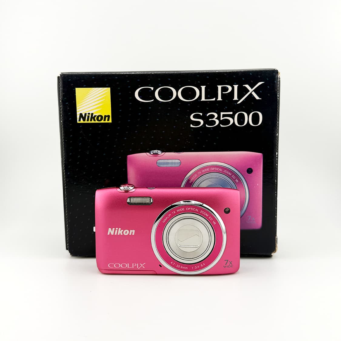 [신상품] NIKON 니콘 쿨픽스 S3500 레트로 디지털 카메라 상품이미지2