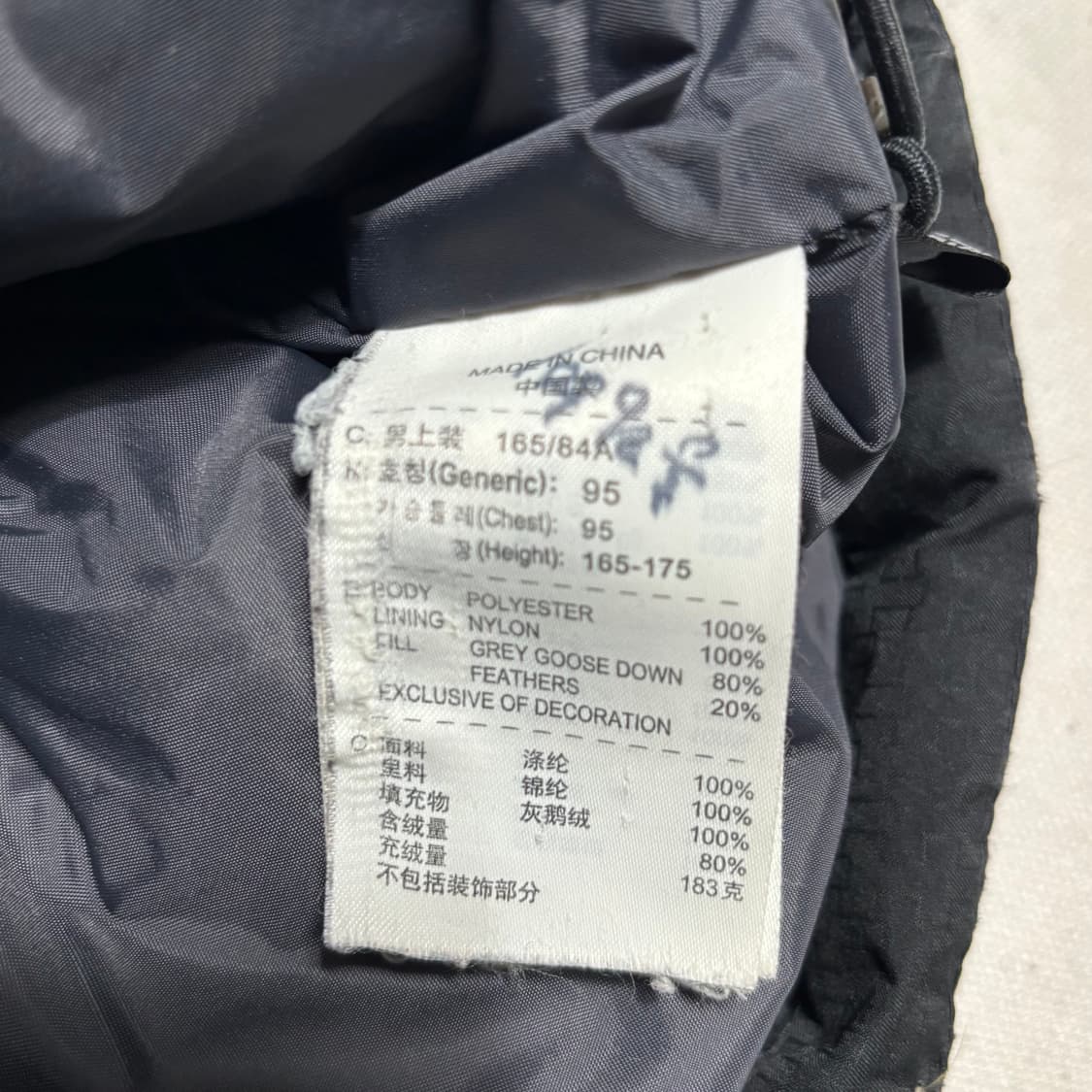 S 나이키 acg 블랙 구스다운 패딩 상품이미지5