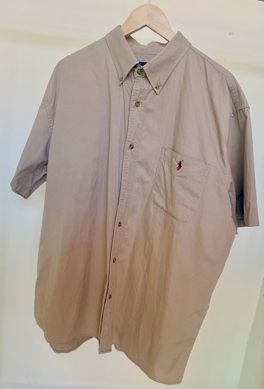 폴로 코튼 솔리드 셔츠 S/S  상품이미지3