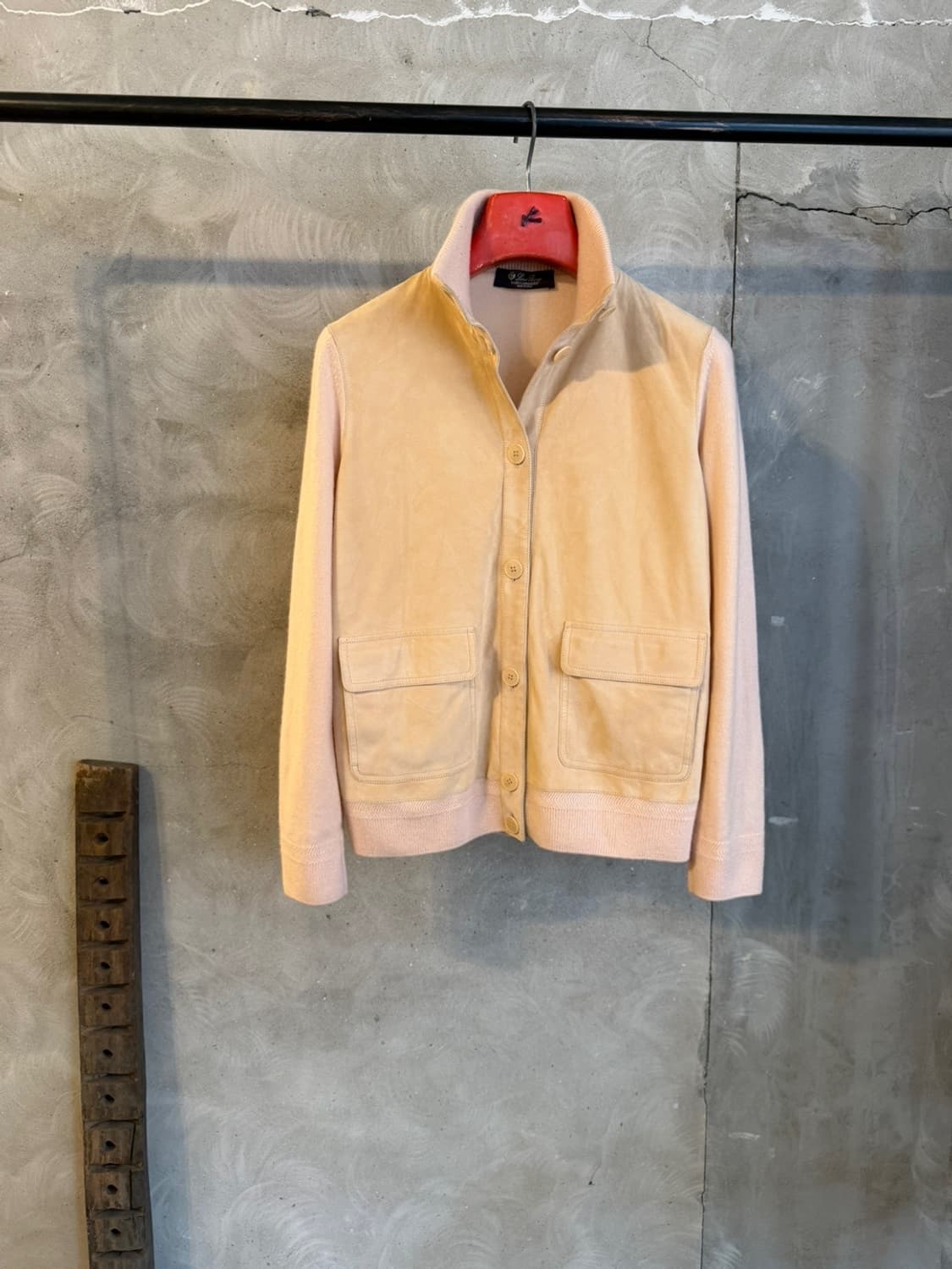 로로피아나 캐시미어 스웨이드 해링턴 자켓 55 상품이미지1