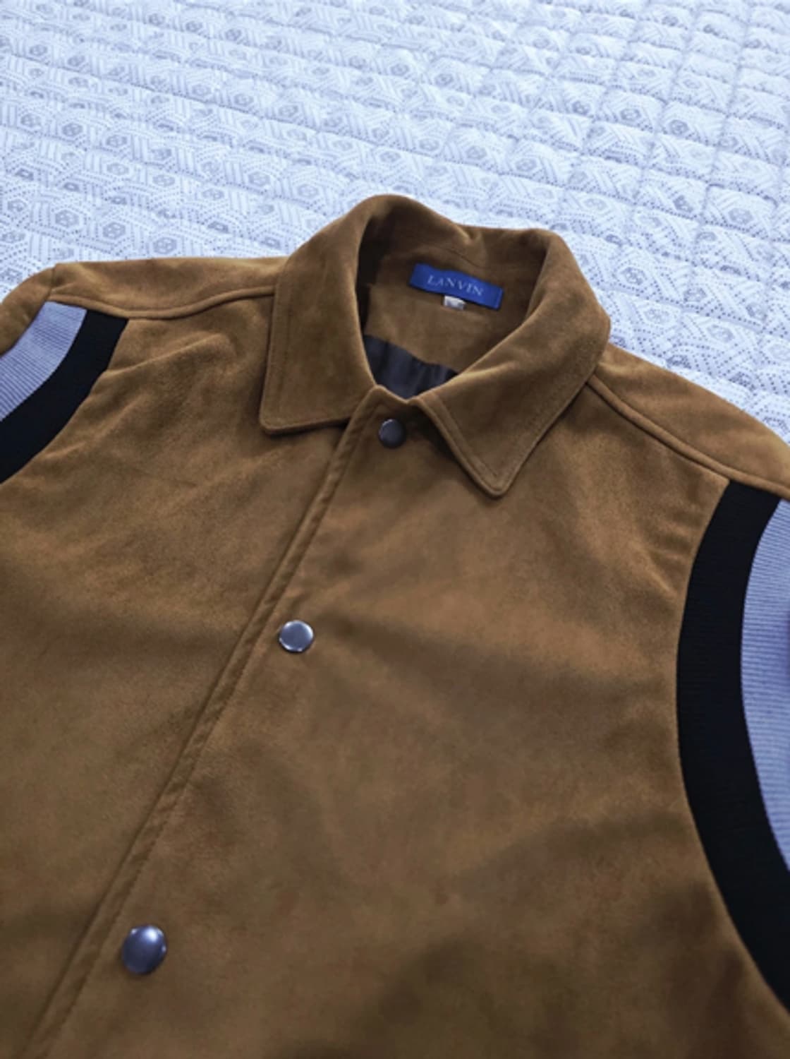 랑방 LANVIN 한섬 남성 스웨이드 자켓100 상품이미지1