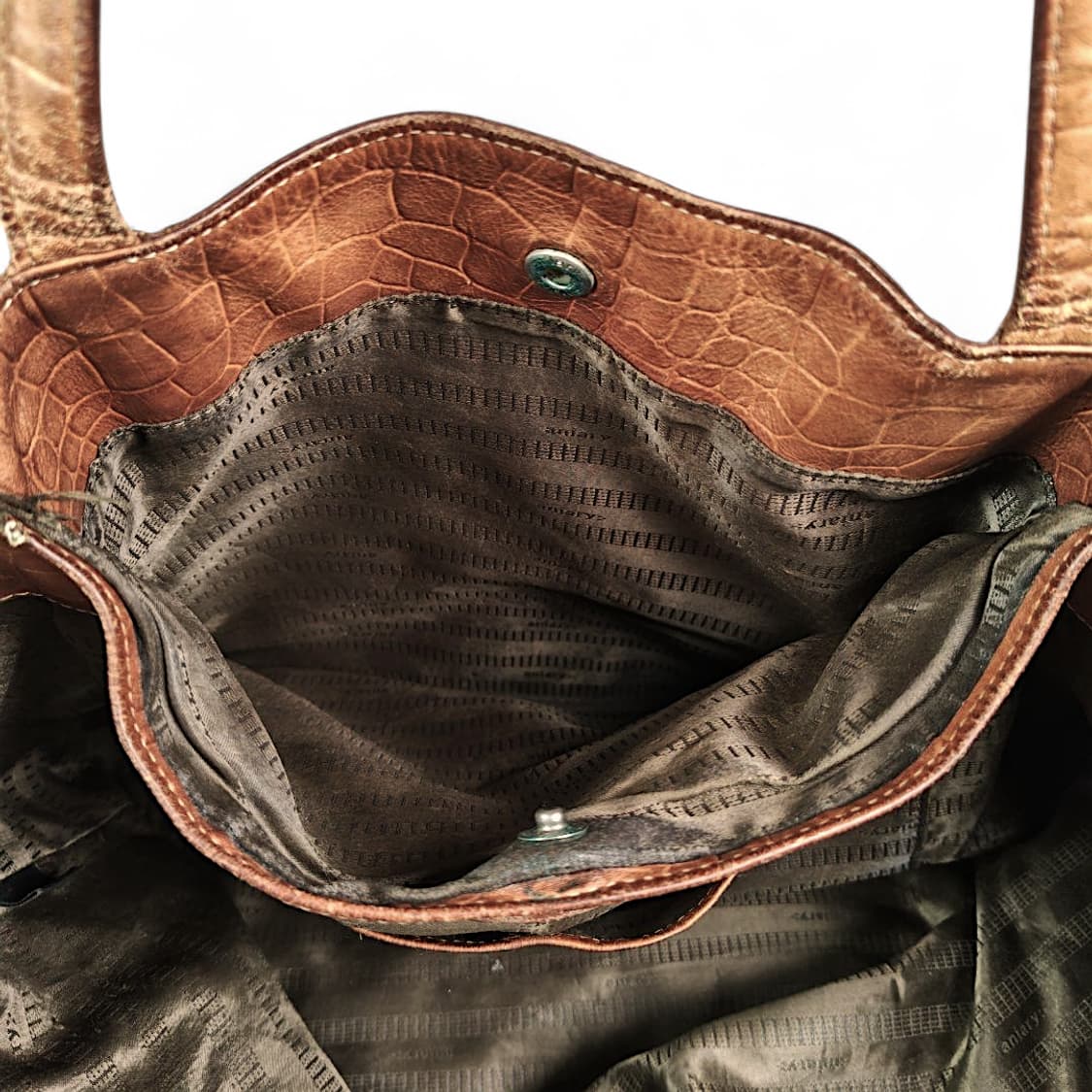 aniary 아니아리 크로크 엠보싱 빈티지가공 토트백 재패니즈 포터 상품이미지9