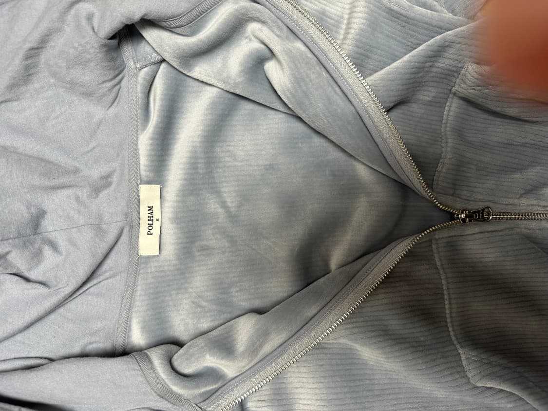 폴햄 벨벳 후드집업 바지 세트 상품이미지2