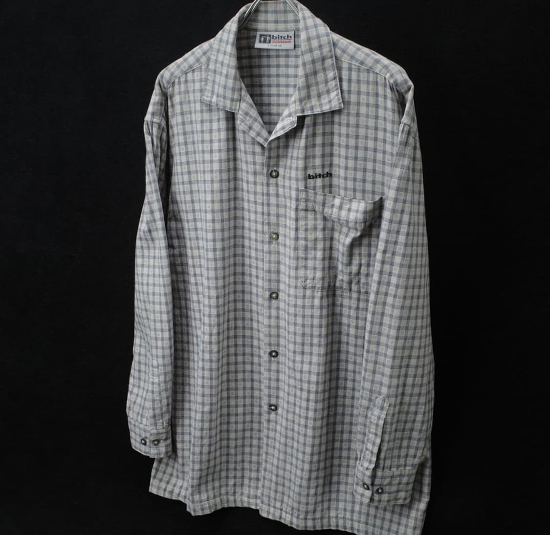 비치스케이트보드 체크셔츠 상품이미지1