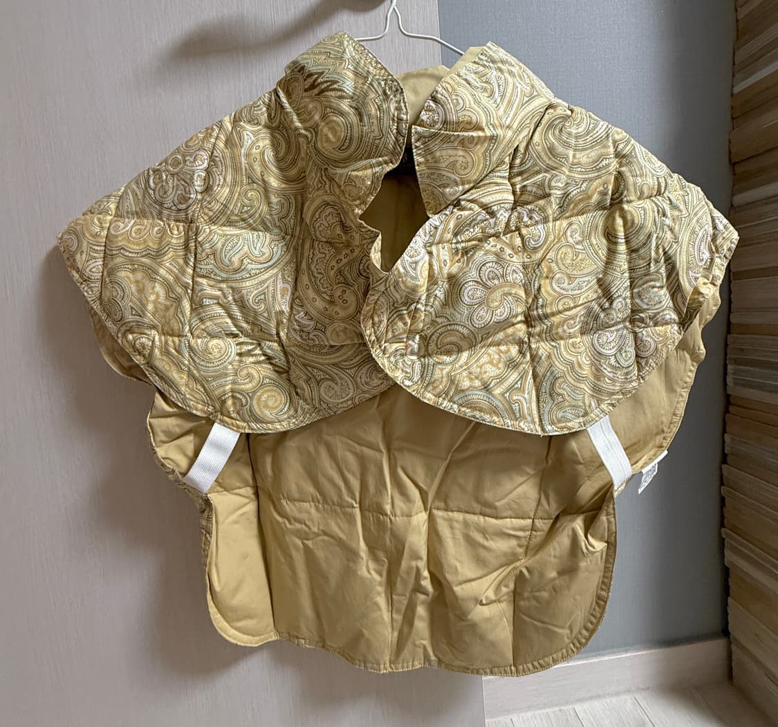 빈티지 페이즐리 패턴 패딩 조끼 상품이미지2