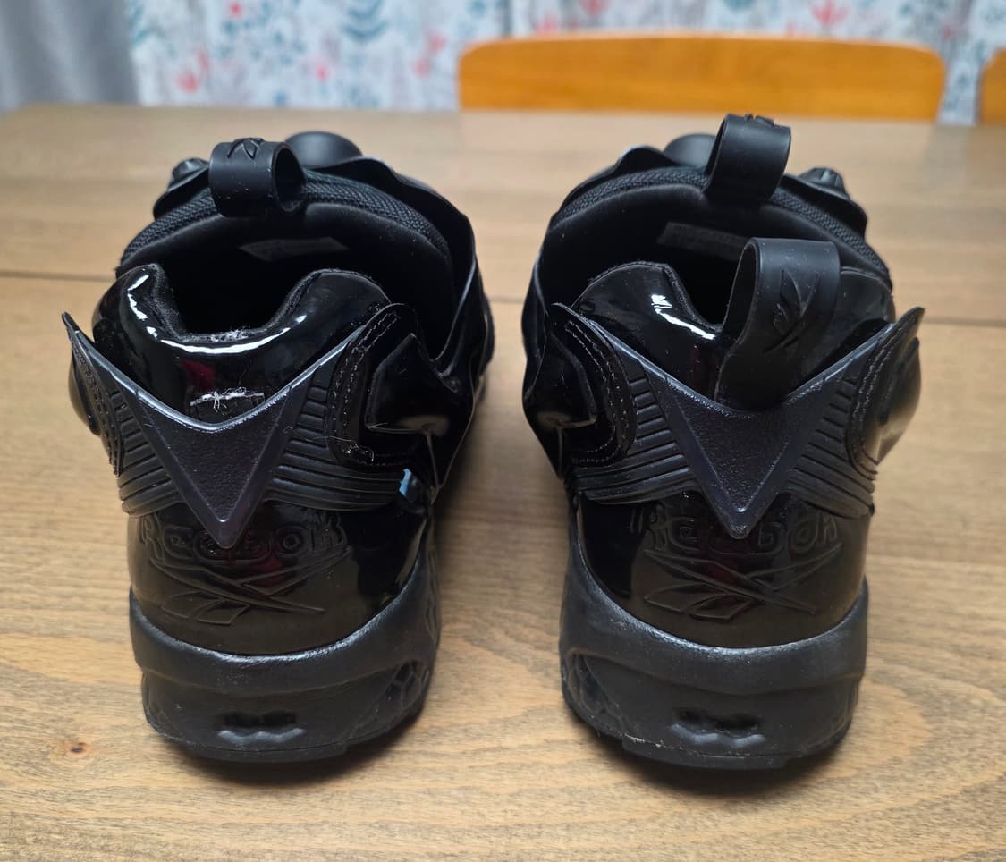 리복 준지 인스타펌프 퓨리 블랙 270 (왼쪽 힐탭X) 상품이미지6