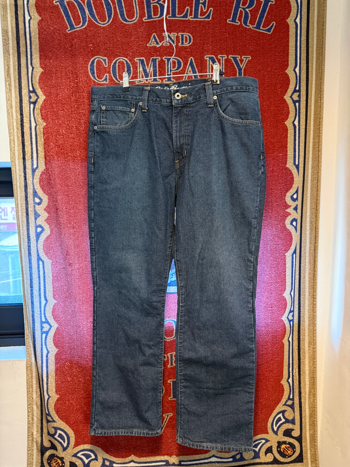 Eddie Bauer 체크 라이닝 데님 팬츠 36 Mexico 상품이미지2