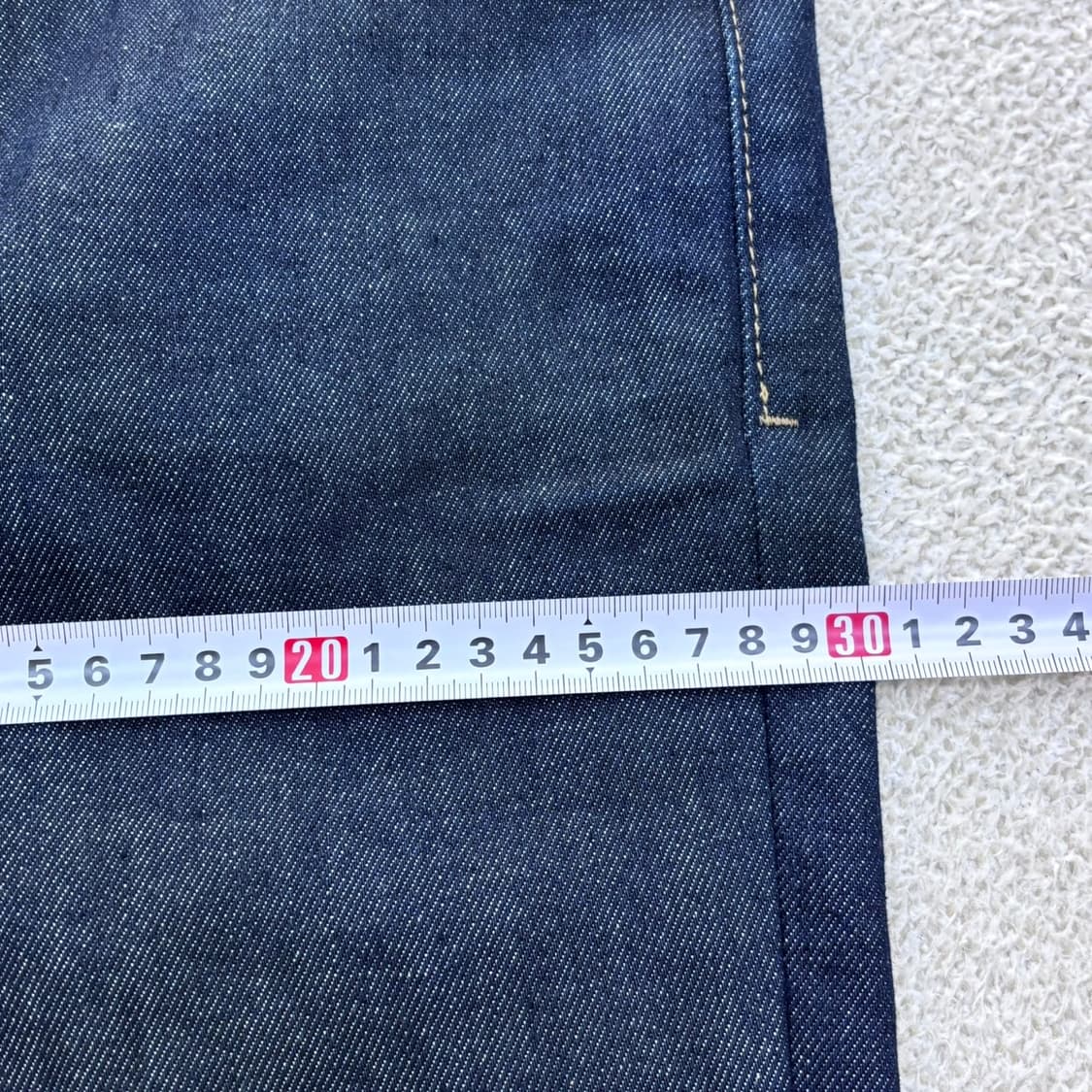 M(30) 플랙 생지 데님 팬츠 0414E 상품이미지7