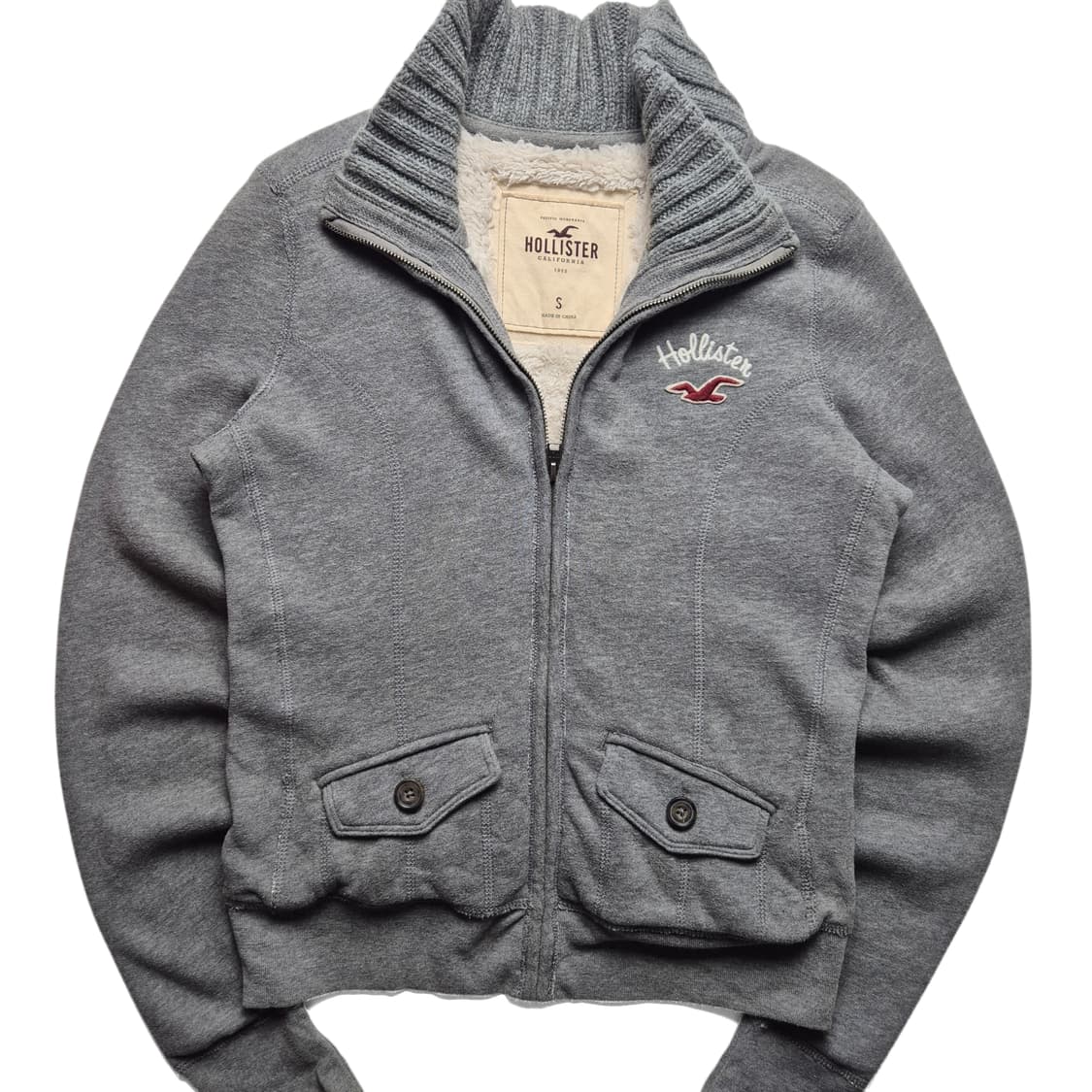 [S] 홀리스터 퍼 버튼 가디건 상품이미지1