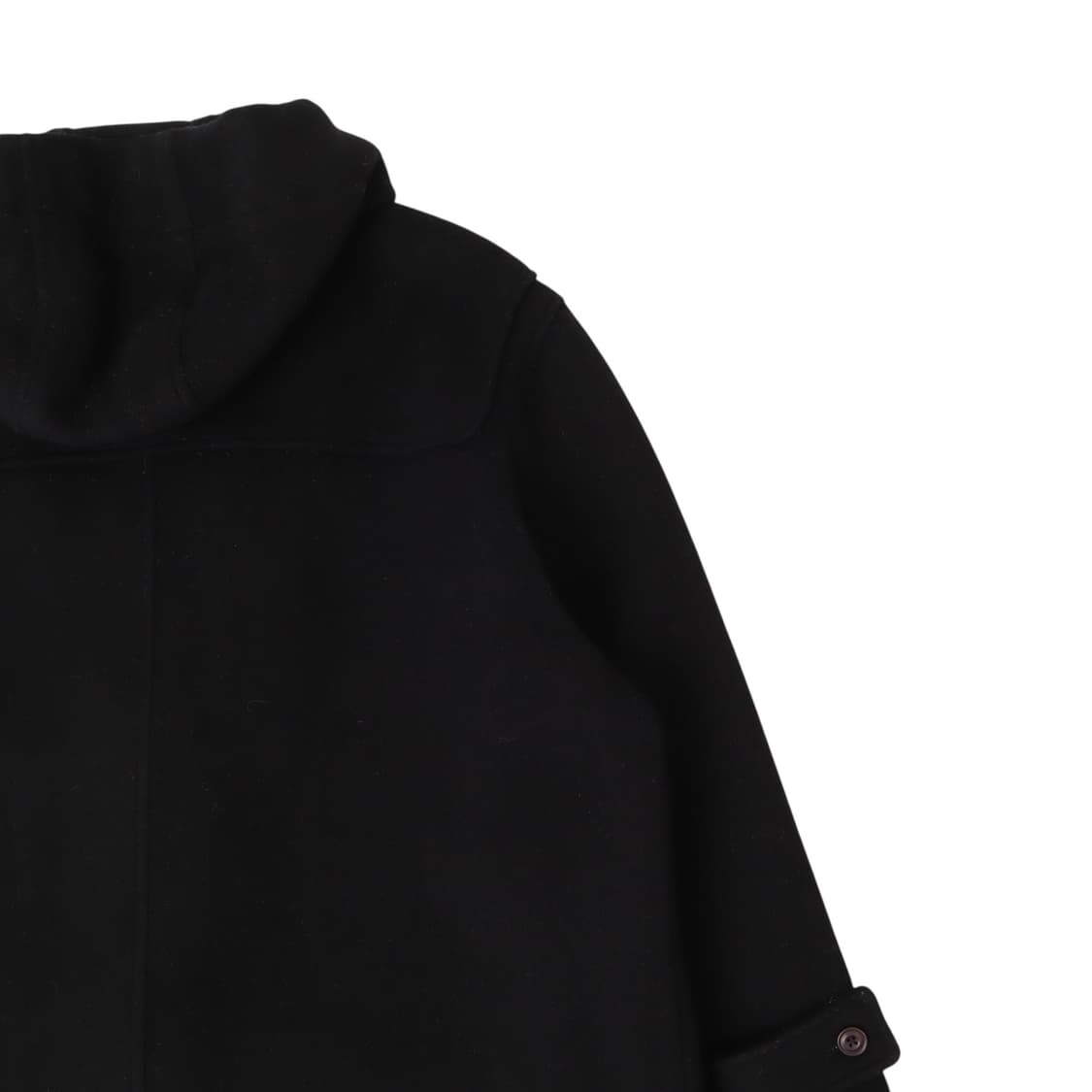 토마스모어 블랙 울 더플 코트 상품이미지6