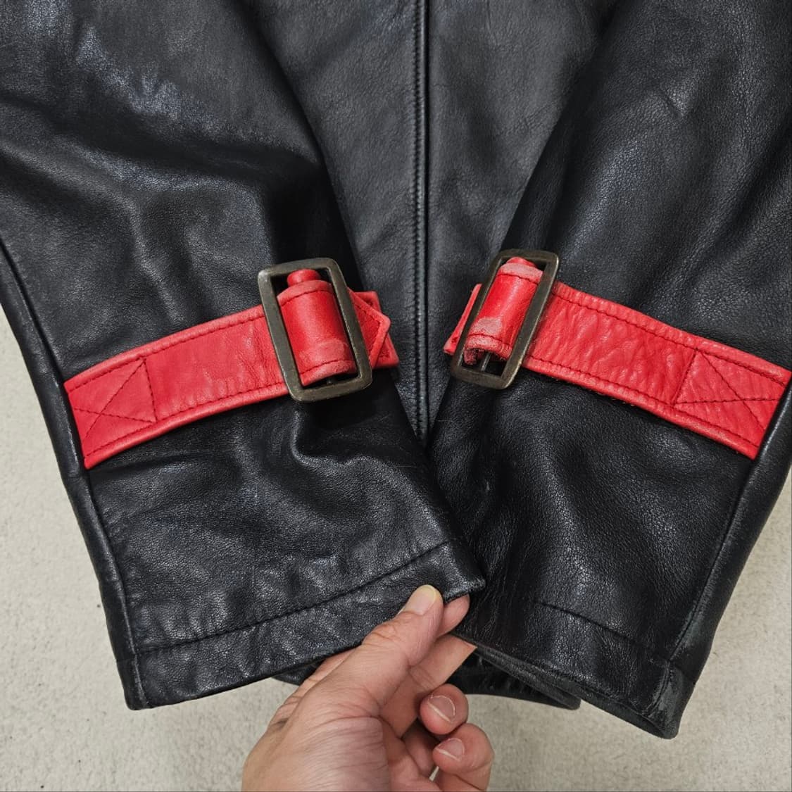 90s 조니 블레이즈 레더 자켓 XXL 상품이미지6