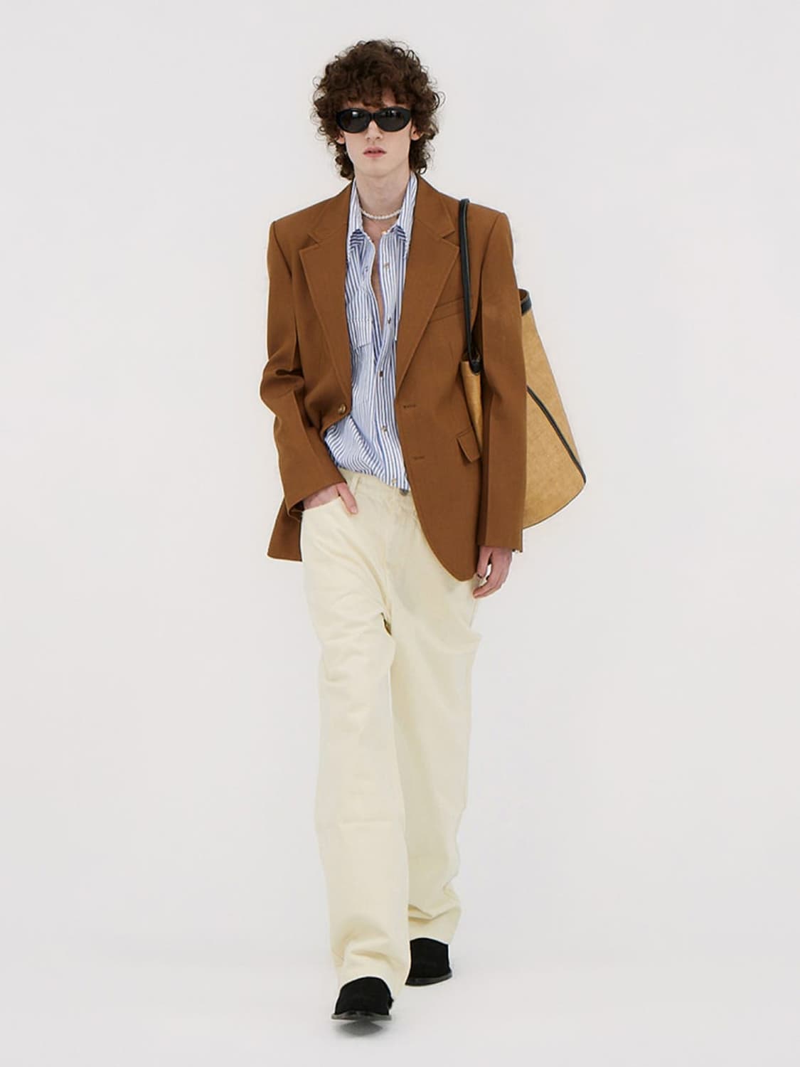 렉토 플레어 데님 팝니다 우영미 타임옴므 상품이미지1