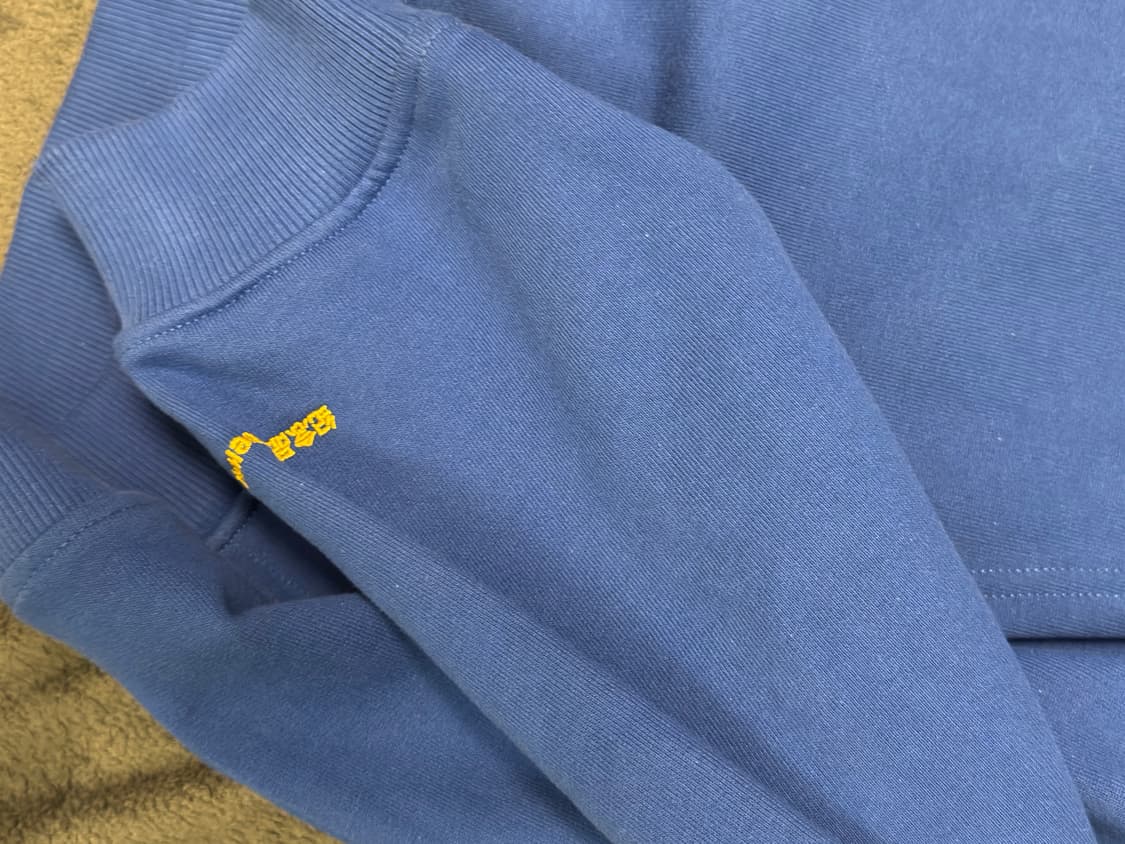 [XL] 수베니어오피셜 후드 블루 새상품 상품이미지2