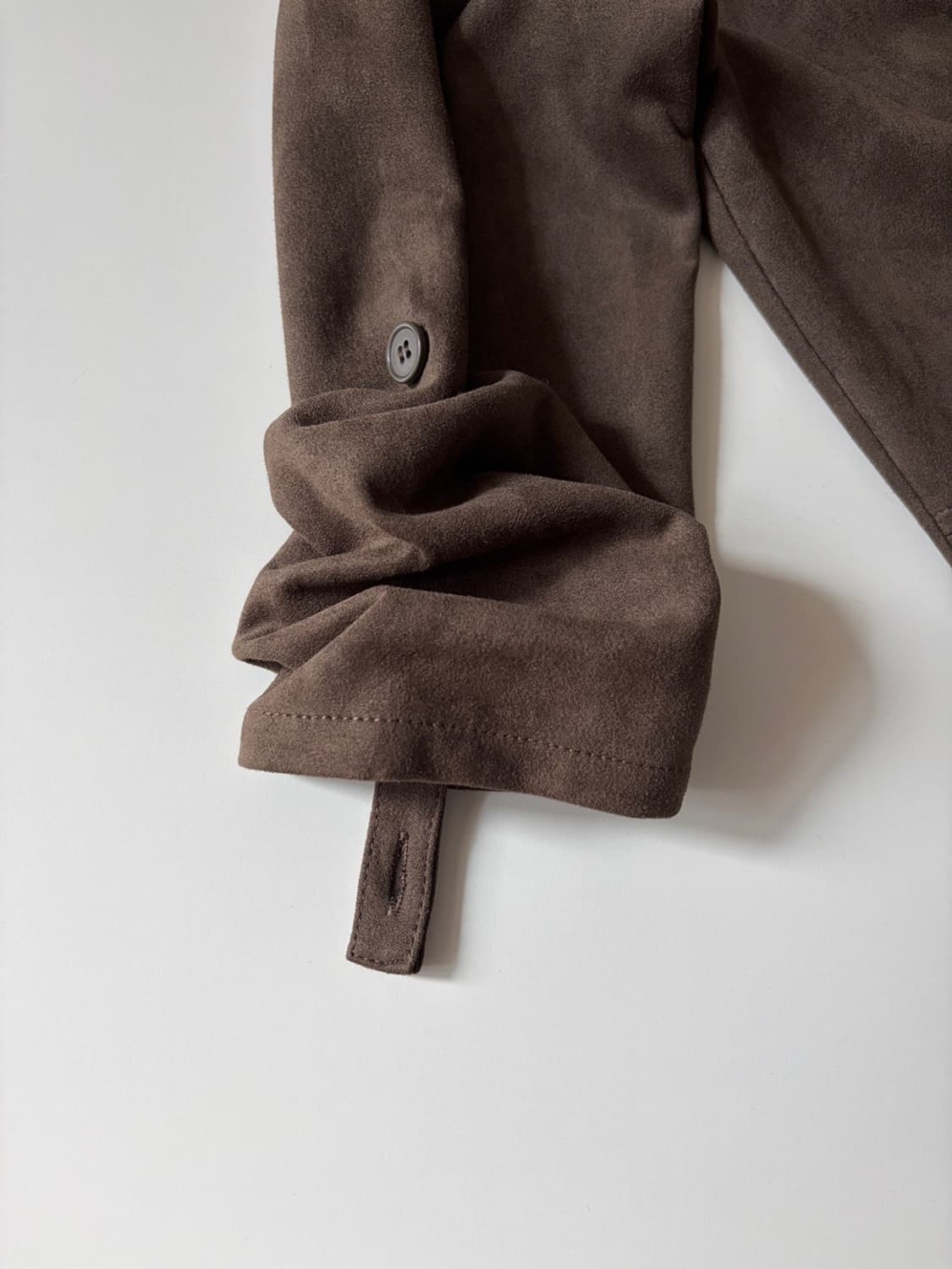 non collar suede zip-up jacket 상품이미지9